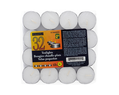 Tealights, 32 Pack - 32ct