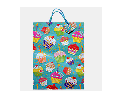 Jumbo Birthday Bag with English Script - 32.4cmx10.2cmx44.5cm