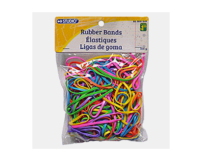 Multicolor Rubber Bands - 100 g