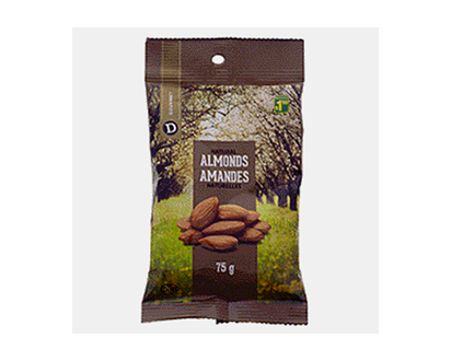 Amandes naturelles - 75g