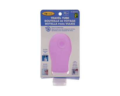 Tube de voyage compressible en silicone
