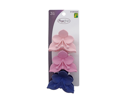 Assortiment de pinces à cheveux - Pqt 3