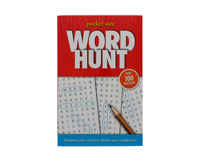 Fill-In Word Hunt/Sudoku Book - 5¼"x 8''/126 Pages