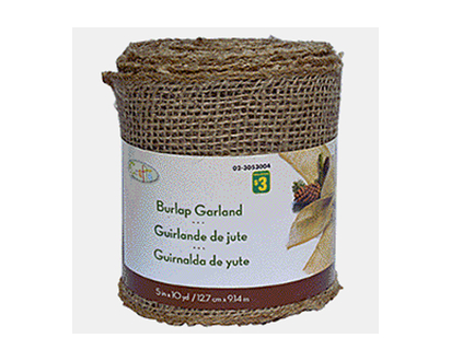 Burlap Garland - 7m