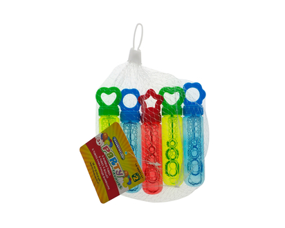 Bubble Tube W/Applique Party Favour, 6pc - 13cm