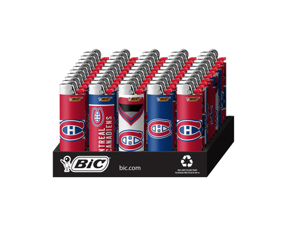 Bic briquet des séries des canadiens - 1.46cmx2.525cmx8.185cm