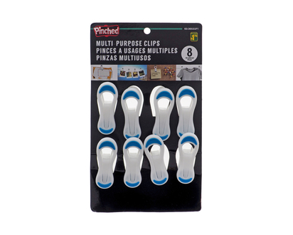 Multi-Purpose Clips, 10 Pack(Asst. Col.) - 8/10Pk