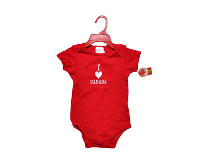 Canada Baby Onesie With embroidered Desi