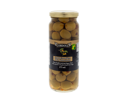 D GOURMET Stuffed Green Olives - 375ml