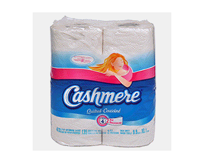 Bathroom Tissue 121 sheets, 4 Pack - 4 Rollsx121 sheets,2 Ply