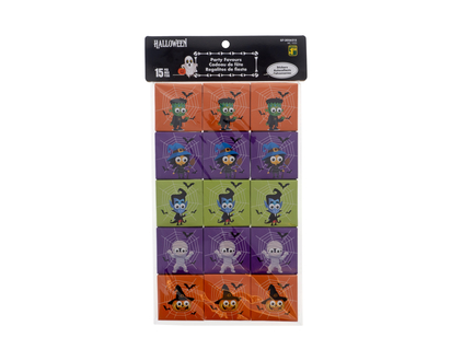 Halloween 15pk boxed stickers - 5.5cmx5cm