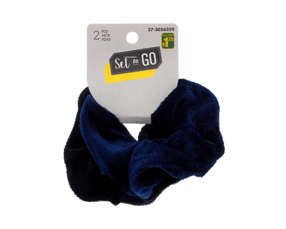 Velvet Scrunchies, 2pc - 2Pk
