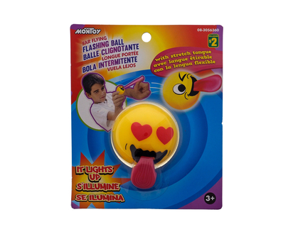 Balle flash rebondissante a/langue
