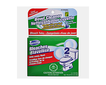 Bleach Tabs Bowl Cleaner, 2 Pack - 2Pk - 50g each