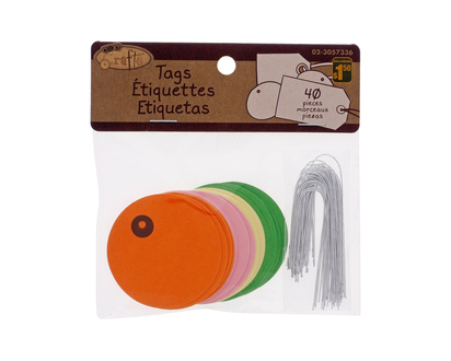 Craft Round/Rect.Shaped Paper Gift Tag