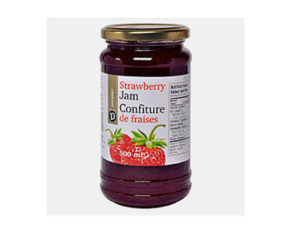 Strawberry Jam In A Big Jar - 500ml
