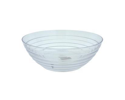 Large Ring Ribbed Plastic Bowl - 3L