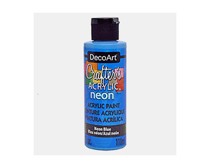 Peinture Acrylique - Bleu néon - 118ml