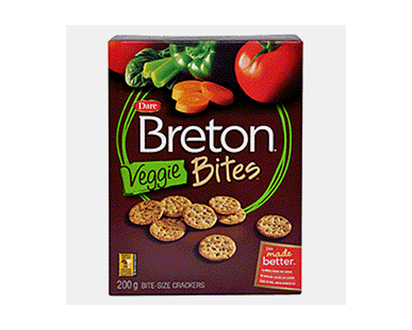 DARE BRETON Veggie Bites Crackers - 200g