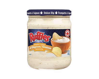 RUFFLES Trempette à saveur d'oignon - 425g