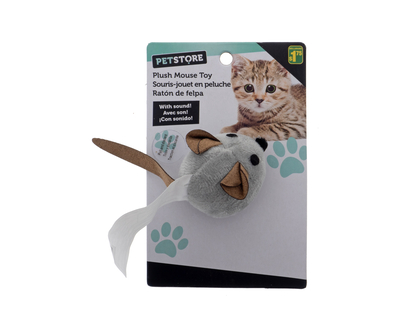 Cat Toy-Plush Mouse with Motion Sound