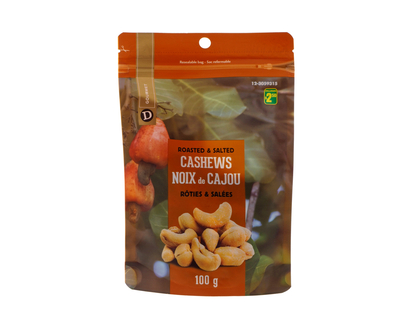 Roasted & Salted Cashews - 100g