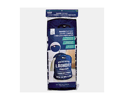 Laundry Bag with Printed Script-English