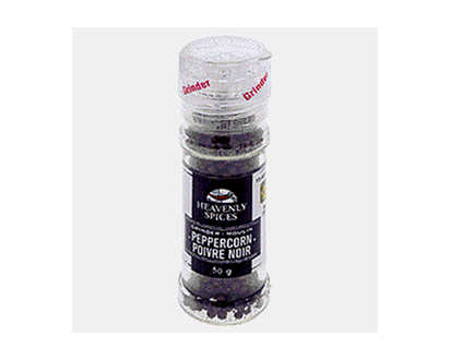 Whole Black Pepper Grinder - 50g