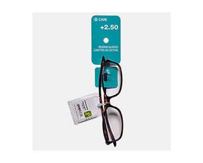 Reading Glasses +2.50 - + 2.50 Diopter