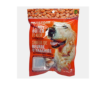 Peanut Flavor Knotted Bone Dog Treat - 130g