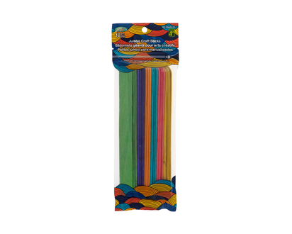 Large Wooden Craft Sticks, 18 Pack - 18pk
