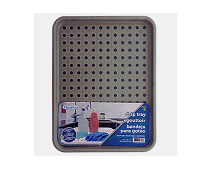 Plastic Drip Tray w/Non Slip Rubber Feet