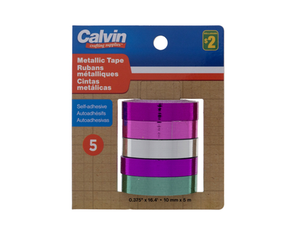 Metallic/Laser PE Craft Tape, 5un - 5ct
