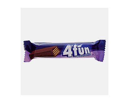 4FUN Milk Chocolate Coated Wafer - 38g