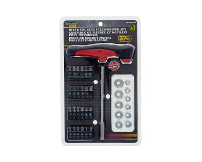 Bits & Sockets Screwdriver Set, 37Pk - 37pcs