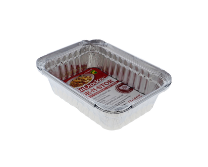 Foil Containers w/ Lids, 3 Pack - 7.3"x5.4"x2"