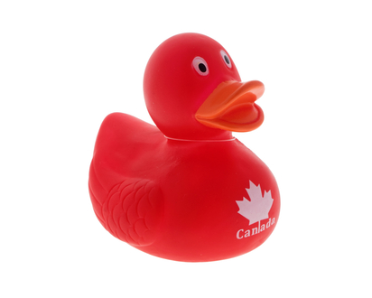 Canada Souvenir Rubber Duckred