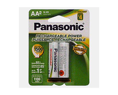 Rechargeable Power AA Batteries, 2 Pack - 2 Pk / AA