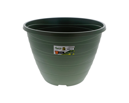 Large Plastic Round Flower Pot - 13"x9.5"