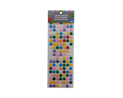 133pc Two Hole Button Stickers - 133 pcs
