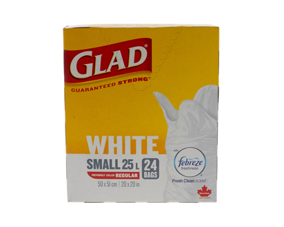 Easy-Tie Kitchen Garbage Bags, 24 Pack - 20"x20"