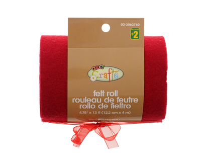 Felt Roll With Matching Colour Ribbon - 4m