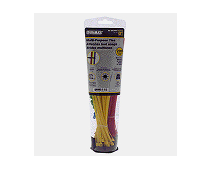 Multi-Sized Cable Tie in Tube, 200 Pack - 3.4"/7.8"