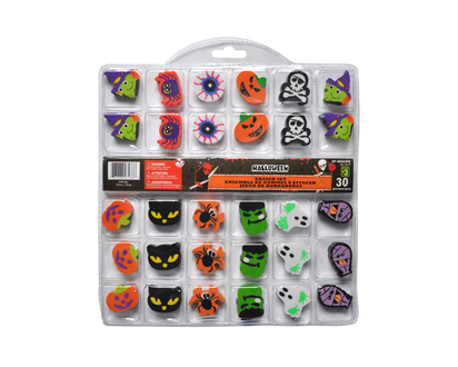 Halloween-Eraser Set, 30pc - 30pcs