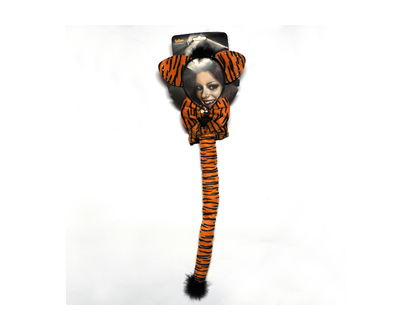 Halloween-Feline Costume Asst, 2pc - Adult