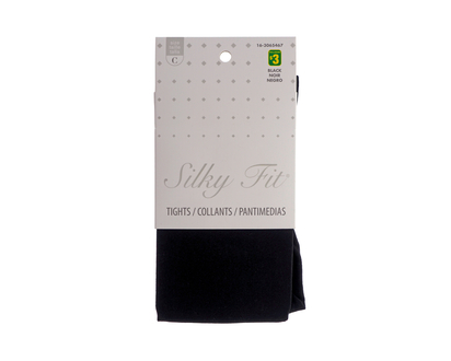 Ladies Black Opaque Tights - Size C - C