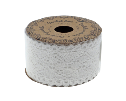 Craft Crochet Lace Ribbon Roll - 1m