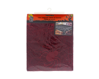 Halloween-Black Lace Tablecloth - 54"x72"