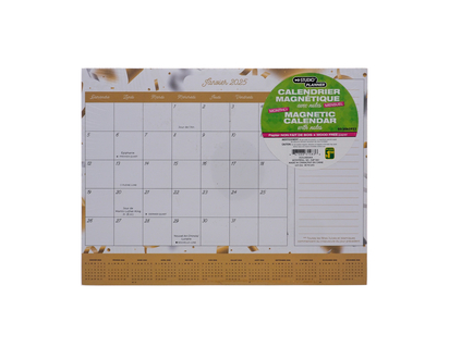 Calendrier mensuel magnétique - Français - 11 poX8.5 po