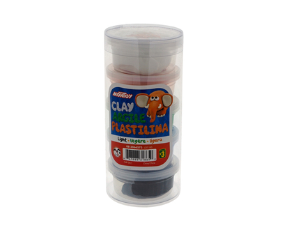 Pâte à modeler (Couleurs assorties), x5 - Pqt 5